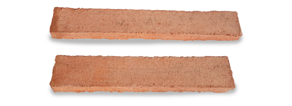 Rustic brick slips 1.5 cm